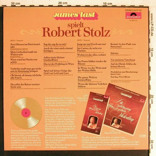 Last,James: spielt Robert Stolz, HörZu/Polydor(2475 712), D, 1977 - LP - Y3212 - 6,00 Euro