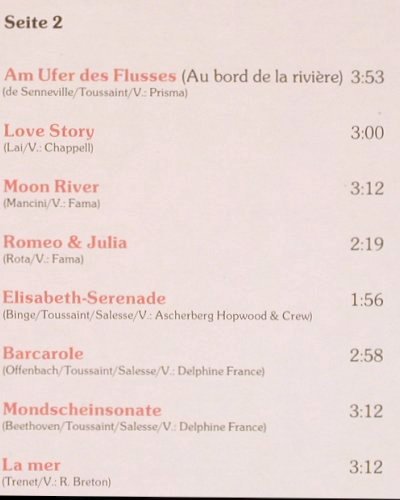 Clayderman,Richard: Liebestraum, Sonderauflage, Delphine (27 157-7), D, 1980 Typ: LP Best.-Nr.: Y3272 Preis: 6,00 Euro