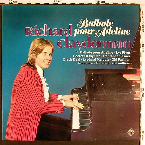 Clayderman,Richard: Ballade Pour Adeline, Telefunken (6.23301 AO), D, 1977 Typ: LP Best.-Nr.: Y3279 Preis: 6,00 Euro