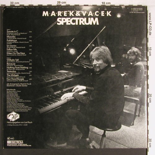 Marek & Vacek: Spectrum,Foc, EMI/Angelo(062-31 943), D, 1976 - LP - Y3320 - 7,50 Euro