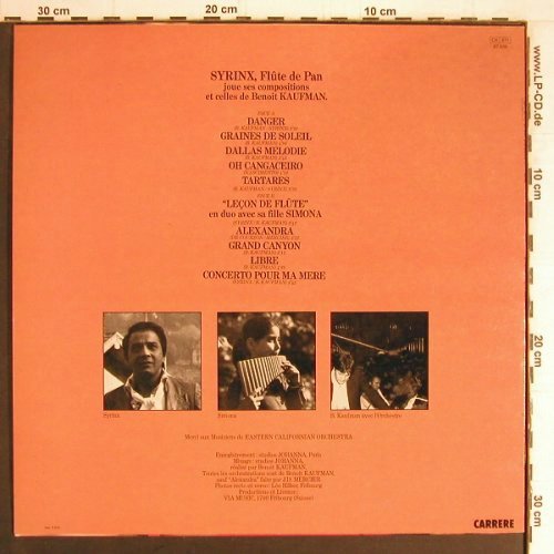 Syrinx et Simona: Lecon de Flute, Carrere(67 939), F, 1982 - LP - Y3321 - 7,50 Euro