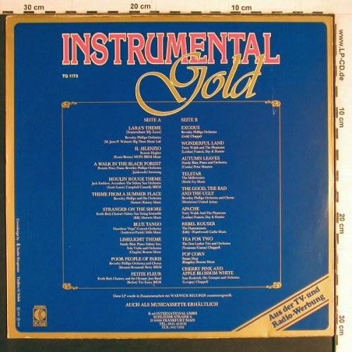 V.A.Instrumental Gold: Beverly PhillipsOrch..Stan Roderick, K-tel (TG 1173), D, 1978 Typ: LP Best.-Nr.: Y3359 Preis: 6,00 Euro
