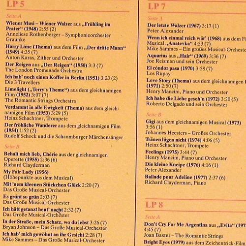 V.A.Die schönsten Melodien unseres: Jahrhunderts,1900-1989,Box, Das Beste, D,Booklet, 1989 Typ: 8LP Best.-Nr.: Y3400 Preis: 12,50 Euro