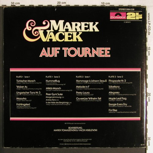 Marek & Vacek: Auf Tour, Foc, Polydor(2664 238), D, 1979 - 2LP - Y3478 - 7,50 Euro