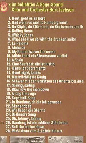 Jackson,Burt & Orchester: Tanzparty bei Käpt'n Brass, Alco/Alpha (A 2010), D Typ: LP Best.-Nr.: Y3504 Preis: 6,00 Euro