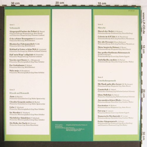 V.A.Polizei & singt und spielt: Volksmusik,Klassik,Märsche..., Sängerbund d. Polizei (SF 06104), D, 1981 Typ: 2LP Best.-Nr.: Y3526 Preis: 9,00 Euro