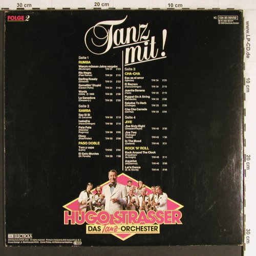 Strasser,Hugo & Tanz-Orch.: Tanz Mit Folge 2, Foc, EMI(134-30 091/92), D,  - 2LP - Y3645 - 9,00 Euro