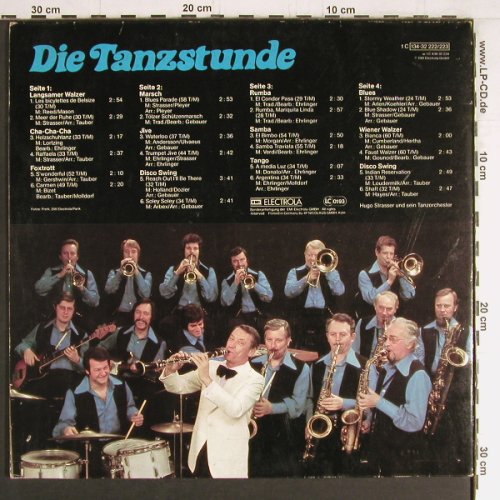 Strasser,Hugo & Tanz-Orch.: Die Tanzstunde, Foc, HörZu Emi(134-32 222/223), D,  - 2LP - Y3744 - 7,50 Euro