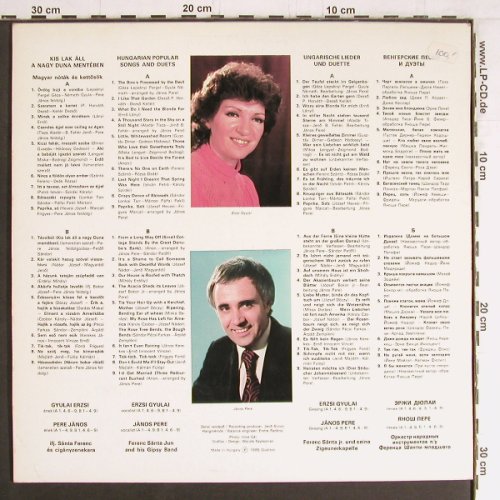 Gyulai,Erzsi / Janos Pere: Hungarian Songs and Duets, Qualiton (SLPM 10204), H, 1985 Typ: LP Best.-Nr.: Y3764 Preis: 7,50 Euro
