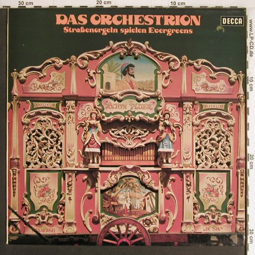 V.A.Orchestrion, Das: Straßenorgeln spielen Evergreens, Decca (ND 790), D, 1971 Typ: LP Best.-Nr.: Y3917 Preis: 7,50 Euro
