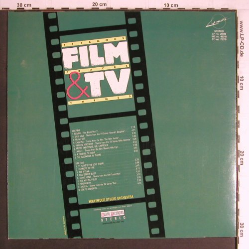 Hollywood Studio Orchestra: 18 Famous Film & TV Themes, Laser (26018), D Typ: LP Best.-Nr.: Y4020 Preis: 6,00 Euro