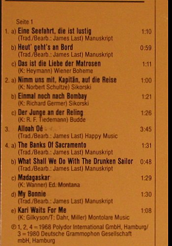 Last,James: Mit Käpt'n James auf große Fahrt'68, Polydor, Ri (2437 991), D, 1982 Typ: LP Best.-Nr.: Y4063 Preis: 7,50 Euro