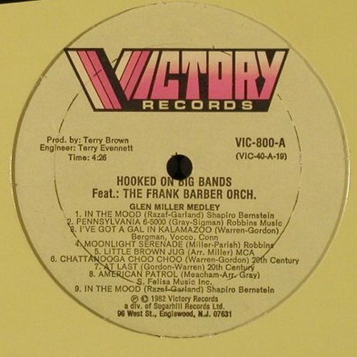 Barber Orch.,Frank: Hooked On Big Bands, FLC, Victory (VIC-800), US, 1982 Typ: 12" Best.-Nr.: Y4071 Preis: 4,00 Euro