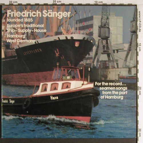 Friedrich Sänger: Ship-Supply-House, Foc, V.A., Teldec (TST 78 060), D Typ: LP Best.-Nr.: Y4152 Preis: 12,50 Euro