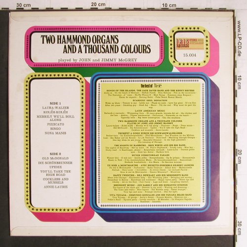 Mc Grey,John & Jimmy: Two Hammond Organs And A Thousand, Iris Records(15.004), NL,  - LP - Y4229 - 7,50 Euro
