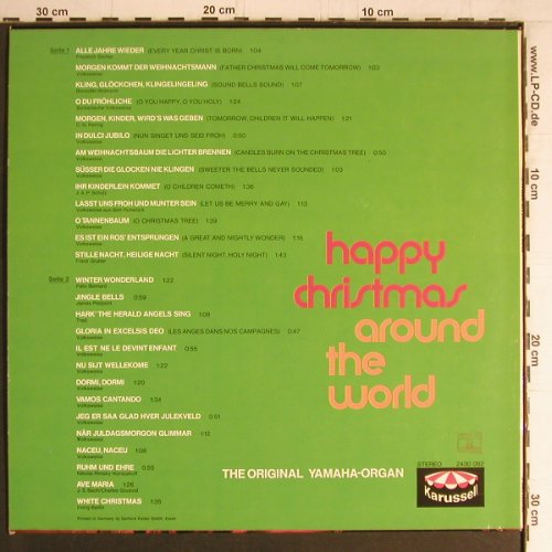 Yamaha-Organ: Happy Christmas Around The World, Karussell (2430 082), D, 1972 Typ: LP Best.-Nr.: Y4241 Preis: 6,00 Euro