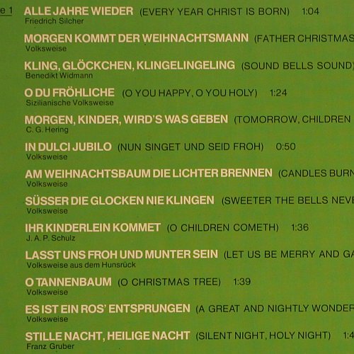 Yamaha-Organ: Happy Christmas Around The World, Karussell (2430 082), D, 1972 Typ: LP Best.-Nr.: Y4241 Preis: 6,00 Euro
