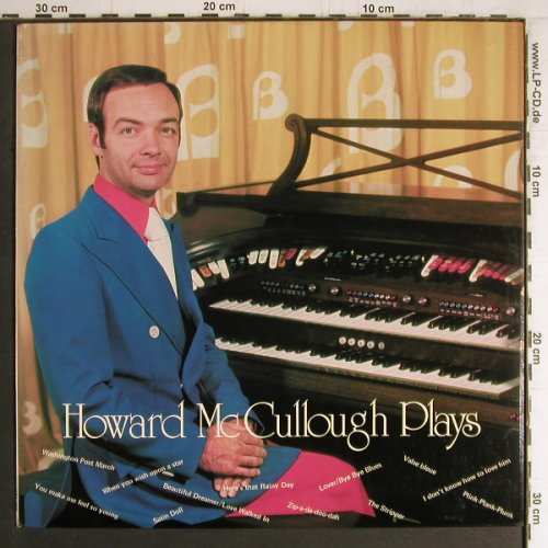 Mc Culloch,Howard: Plays, Grosvenor(GRS 1040), UK, 1975 - LP - Y4242 - 7,50 Euro