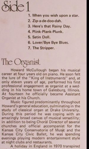 Mc Culloch,Howard: Plays, Grosvenor(GRS 1040), UK, 1975 - LP - Y4242 - 7,50 Euro