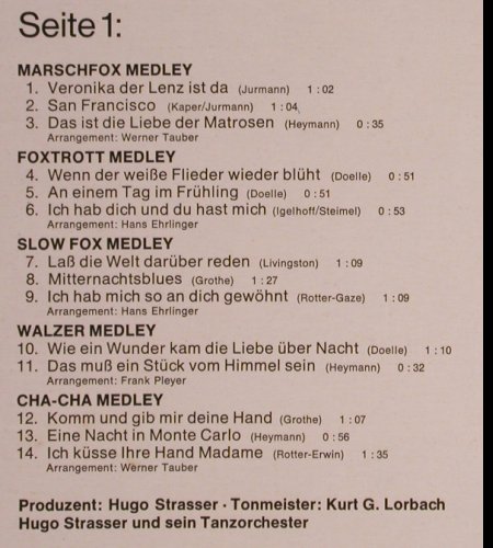 Strasser,Hugo: Hör Zu-Tanz Mit, Hr Zu/EMI(SHZE 403), D, co, 1974 - LP - Y4245 - 7,50 Euro