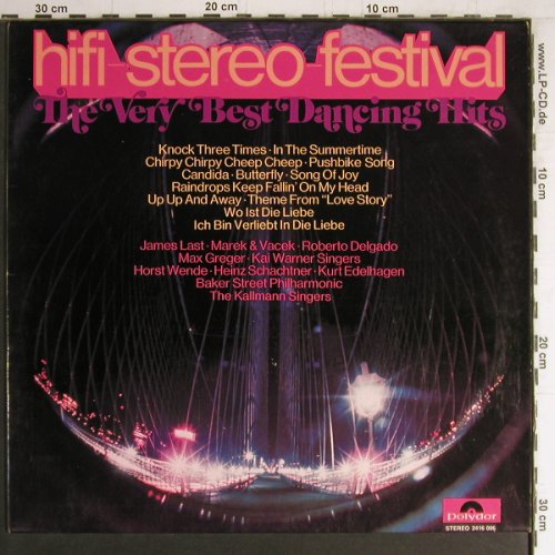 V.A.hifi-stereo-festival: The Very Best Dancing Hits, Polydor (2416 006), D, 1971 Typ: LP Best.-Nr.: Y4280 Preis: 6,00 Euro