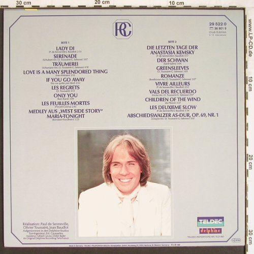 Clayderman,Richard: Impressionen, Club-Ed., Teldec (29 522 0), D, 1982 Typ: LP Best.-Nr.: Y4304 Preis: 5,00 Euro