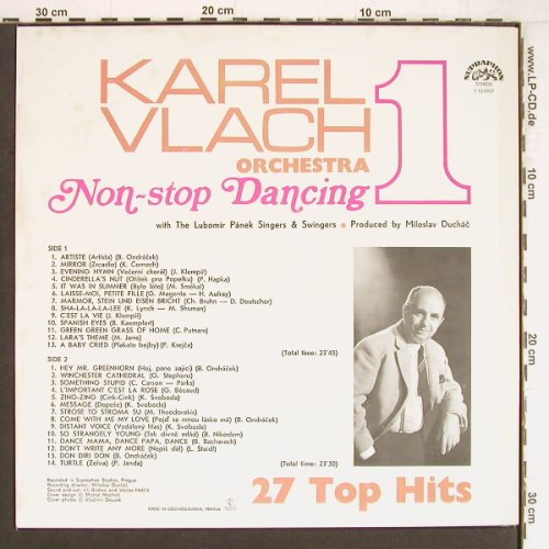 Vlach Orchestra,Karel: Non-Stop Dancing 1, Supraphon (1 13 0727), CSSR, 1970 Typ: LP Best.-Nr.: Y4340 Preis: 7,50 Euro