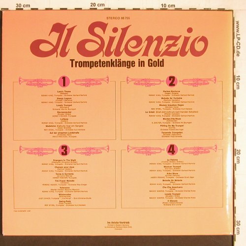 V.A.Il Silencio: Ronny King..Orch E.Linner, Foc, Baccarola (86 755), D, 27Tr. Typ: 2LP Best.-Nr.: Y4399 Preis: 7,50 Euro