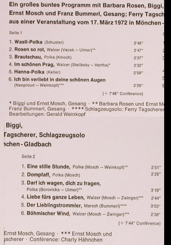 Mosch,Ernst: Ein Abend mit, Telefunken(6.21291 AG), D, Ri, 1973 - LP - Y4536 - 6,00 Euro