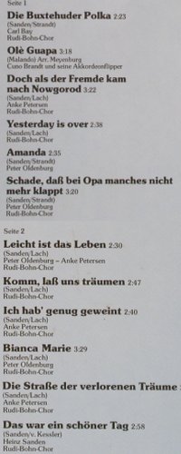 V.A.Von Melodie zu Melodie: Heinz Sanden präsentiert, woc, Sabraphon (0261 125), D Typ: LP Best.-Nr.: Y4616 Preis: 6,00 Euro