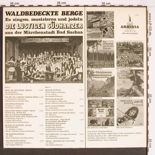 Lustigen Südharzer, die: Waldbedeckte Berge, Arminia(SRI 5016), D, 1975 - LP - Y4617 - 6,00 Euro