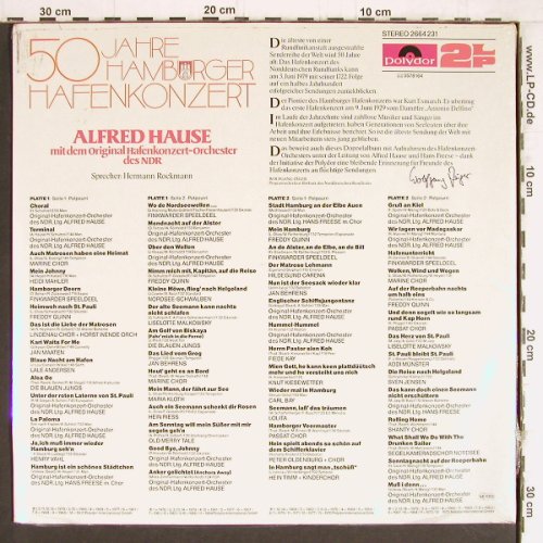 Hause,Alfred & Hafenkonzert-Orch.: 50 Jahre Hamburger Hafenkonzert, Polydor (2664 231), D, sealed! Typ: 2LP Best.-Nr.: Y4647 Preis: 12,50 Euro