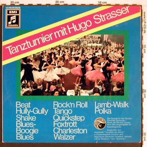 Strasser,Hugo & Tanz-Orch.: Tanzturnier mit, Foc, EMI Columbia(C 148-29 790/91), D,  - 2LP - Y4656 - 7,50 Euro