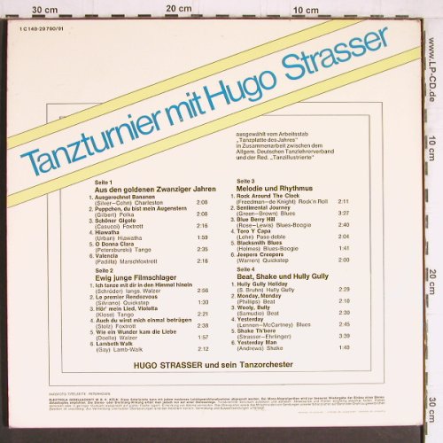 Strasser,Hugo & Tanz-Orch.: Tanzturnier mit, Foc, EMI Columbia(C 148-29 790/91), D,  - 2LP - Y4656 - 7,50 Euro