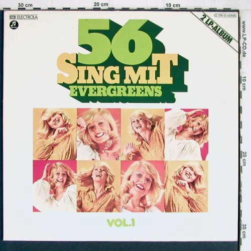 Becht,Eric/Studio Orch....: 56 Sing mit Evergreens Vol.1, Foc, EMI Columbia (C 178-31 447/8), D Typ: 2LP Best.-Nr.: Y4671 Preis: 7,50 Euro