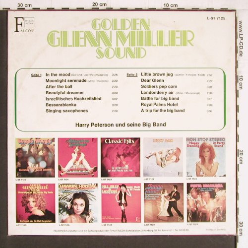 Peterson,Harry und seine Big Band: Golden Glen Miller Sound, Falcon (L-ST 7125), D Typ: LP Best.-Nr.: Y4740 Preis: 5,00 Euro