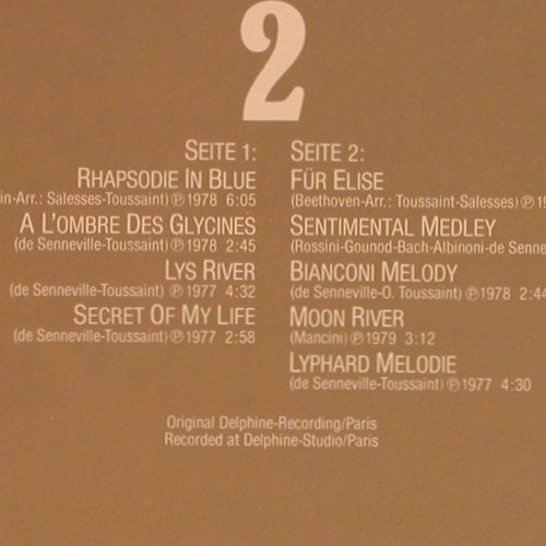 Clayderman,Richard: Profile 2, Teldec (6.24382 AL), D, 1980 Typ: LP Best.-Nr.: Y4780 Preis: 6,00 Euro