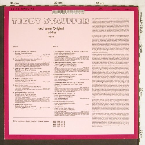 Stauffer's Orig.Teddies,Teddy: Vol.5, Elite Special(SJLP-6330), CH, 1981 - LP - Y4783 - 7,50 Euro