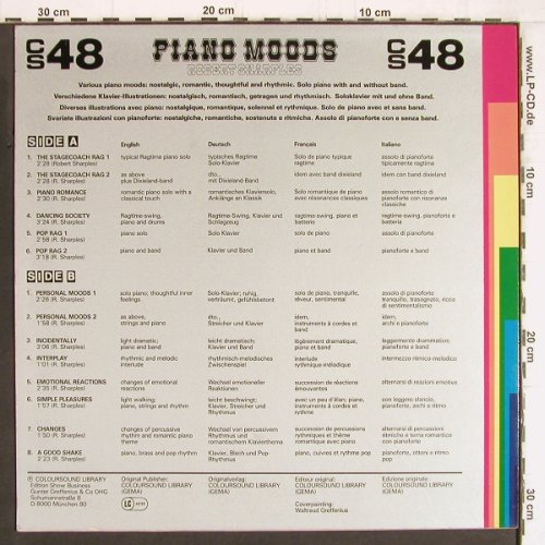 Sharples,Robert: Piano Moods, Coloursound Library(CS 48), D,  - LP - Y4902 - 6,00 Euro