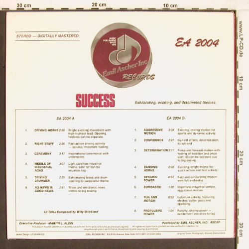 Strickland,Willy-Success-Industrial: Exhilarating,exciting,determined.., Emil Ascher Inc.(EA 2004), US, 1984 - LP - Y4904 - 6,00 Euro