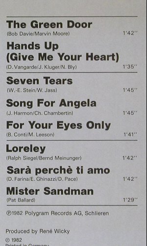 Robbins Orchester,Roy: Schlager Rennen, instrumental Hits, Sonocord (28 437-2), D, 1982 Typ: LP Best.-Nr.: Y5022 Preis: 6,00 Euro