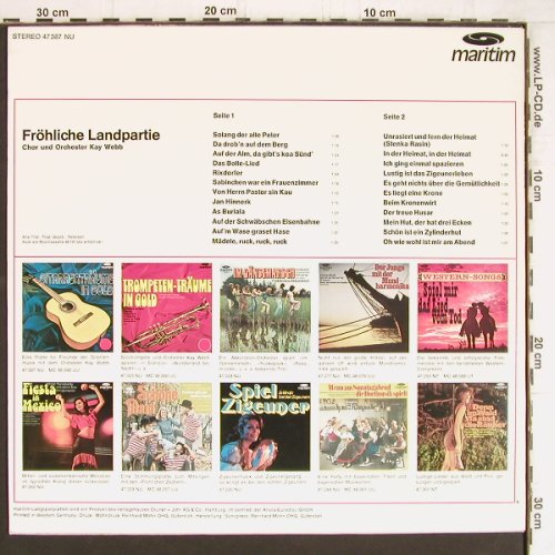Webb,Kai -  Chor und Orchester: Fröhliche Landpartie, Martim (47 387 NU), D Typ: LP Best.-Nr.: Y5150 Preis: 5,00 Euro