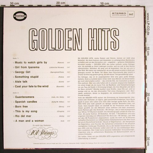 101 Strings: Golden Hits, Somerset (662), D Typ: LP Best.-Nr.: Y5169 Preis: 5,00 Euro