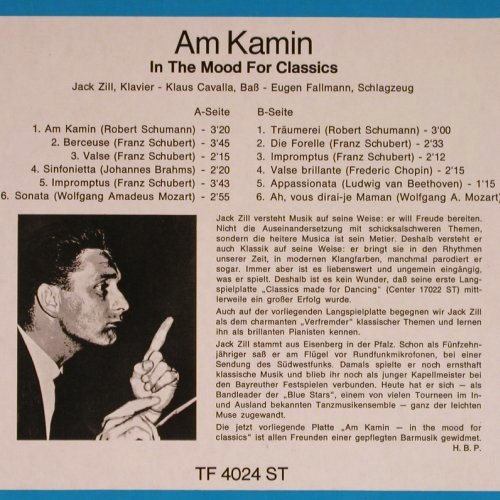 Zill,Jack/Klaus Cavalla/Eu.Fallmann: Am Kamin, Top five, D, 1969 Typ: LP Best.-Nr.: Y5171 Preis: 6,00 Euro