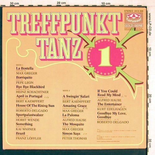 V.A.Treffpunkt Tanz: 1 - Max Greger ...Robert Delgado, Karussell (2415 308), D Typ: LP Best.-Nr.: Y5201 Preis: 5,00 Euro