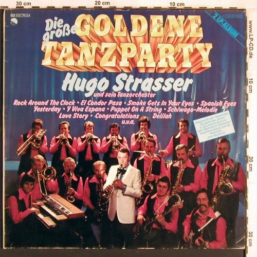 Strasser,Hugo & Tanz-Orch.: Die große goldende Tanzparty, Foc, EMI(134-32 141/42), D,  - 2LP - Y5251 - 7,50 Euro