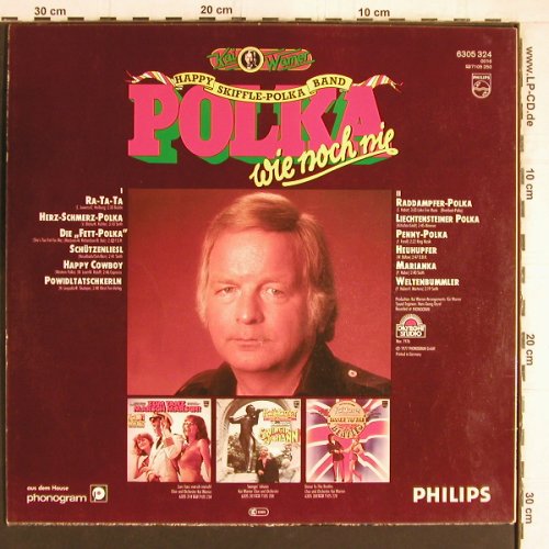 Warner,Kai-Happy Skiffle-Polka Band: Polka wie noch nie, Philips (6305 324), D, 1977 Typ: LP Best.-Nr.: Y5252 Preis: 6,00 Euro