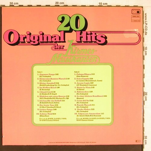 Kirmesmusikanten: 20 Original Hits d.(teilweise Live), Metronome (0060.202), D Typ: LP Best.-Nr.: Y5266 Preis: 6,00 Euro