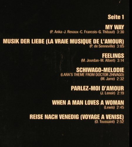 Clayderman,Richard: Melodien der Liebe, Telefunken (6.24379 AP), D, 1980 Typ: LP Best.-Nr.: Y5347 Preis: 6,00 Euro