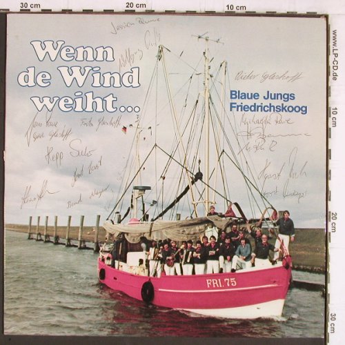 Blaue Jungs Friedrichskoog: Wenn der Wind weiht...(Signaturen), Exclusiv-Ton (MR 2024), D Typ: LP Best.-Nr.: Y5359 Preis: 9,00 Euro